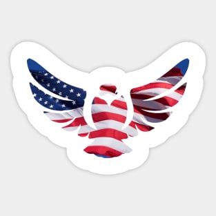 Bald eagle USA T-Shirt Sticker